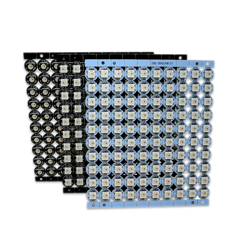 Светодиод WS2812B индивидуально адресуемый WS2812 IC RGB белый/черный 2812b светодиодный