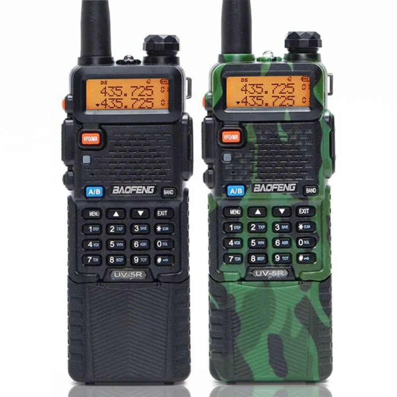 BaoFeng UV-5R 5 Вт с 3800 мАч длинной литий-ионной батареей двухстороннее cb ham радио двухдиапазонный VHF UHF UV5R трансивер рация