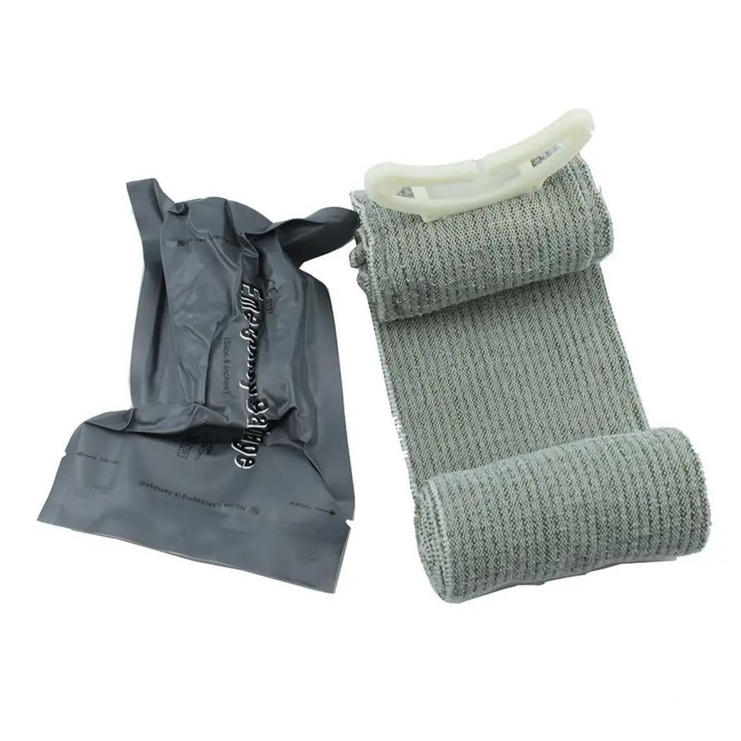 

Outdoor First Aid Wound Hemostatic Emergency First Aid Gray Compression Bandage