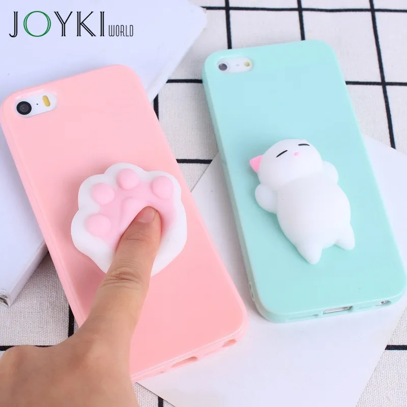 Чехол для Телефона iPhone 6s 6 5 5S SE мягкий чехол милый белый Медведь Мягкий