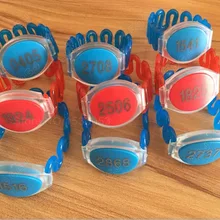 DHL 1000 шт 13,56 МГц ABS RFID напульсник/браслет с Фудань 1 k S50 чип для похода в спа-салон/сауны/тренажерный зал/плавательных бассейнов