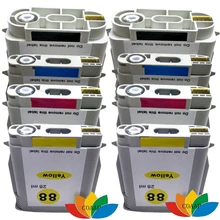 8 Совместим hp88 HP 88 XL 88XL Картридж для Officejet Pro K550dtn K550dtwn L7400 L7480 L7681 L7700 L7710 L7555 L7580 L7590