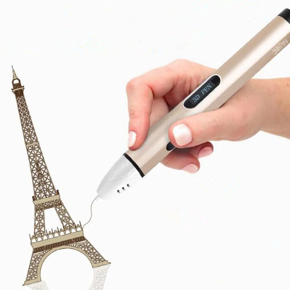 

DuoWeiSi 3D Printing Pen X4-2.0 low temperature 3D Stereoscopic Doodle educational toys DIY Drawing Printer Pen