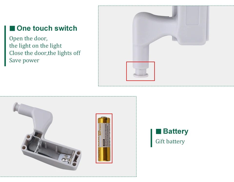 LED Hinge Light night lamp (5)