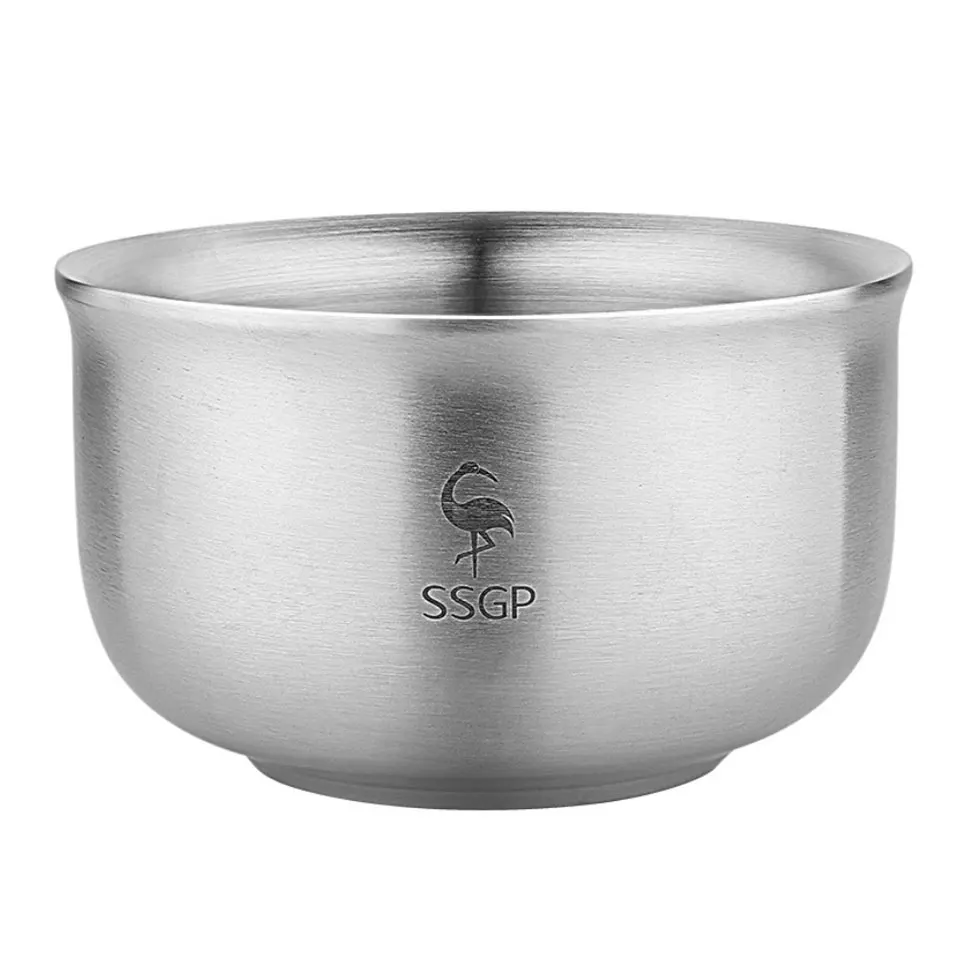 Food Container Stainless Steel Bowl Anti Scalding Rice Salad Noodles Soup Metal 