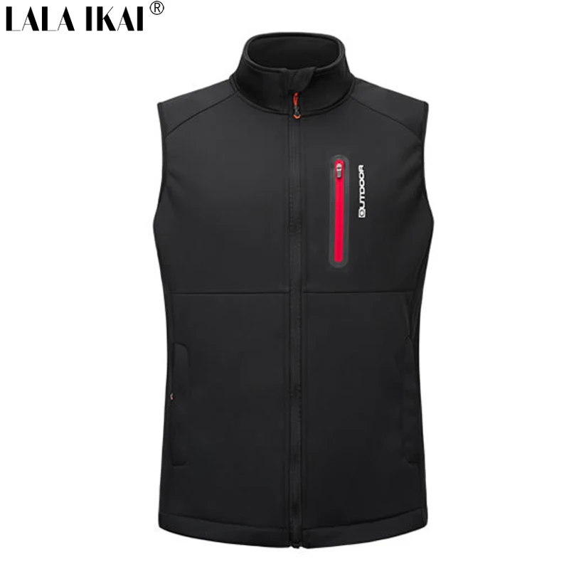 Softshell Vest Men Waterproof Windproof Hiking Vests Breathable Outdoor