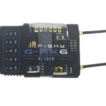 Новое поступление FrSky G-RX6 6/16 телеметрический приемник предназначен для планеров Ультра маленький и супер светильник 6 ШИМ выход