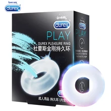 Durex кольцо для пениса, удовольствие для пениса, более крепкая эрекция, задержка эякуляции, силиконовый член, кольцо для пениса, рукав для пен...