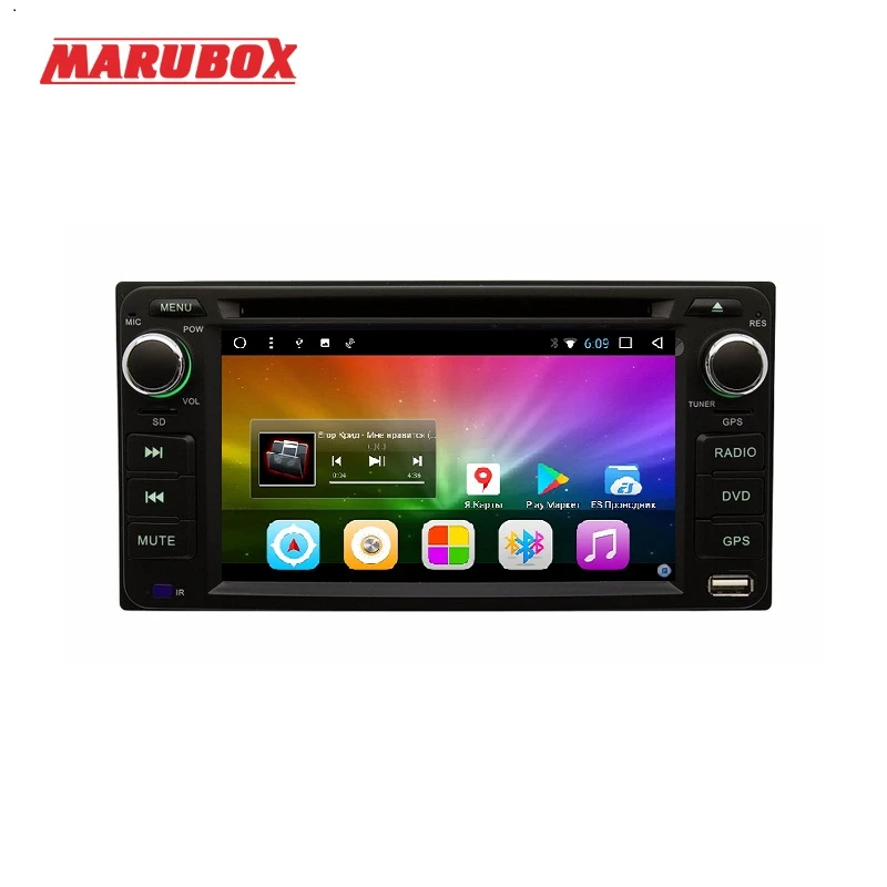 MARUBOX 6A100DT3 четырехъядерный Android 7,1 автомобильный DVD gps Радио для Toyota универсальный RAV4/Corolla/HILUX/Land Cruiser/Prado/Fortuner