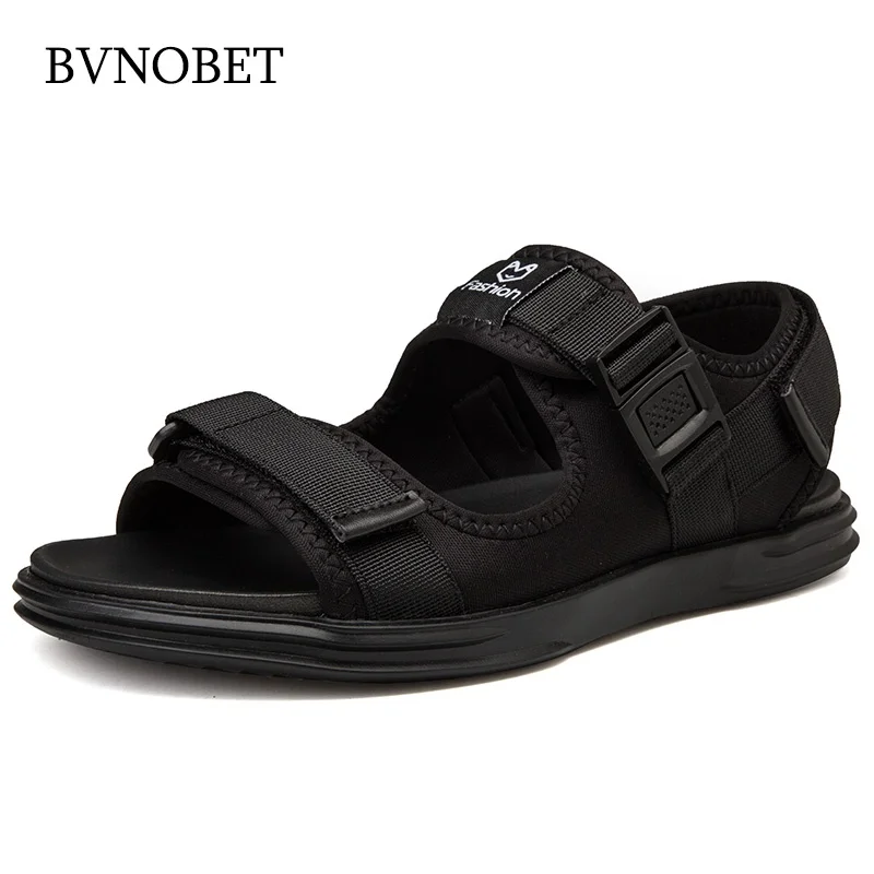 BVNOBET/сандалии; уличная Мужская обувь в римском стиле; мужские пляжные повседневные летние сандалии для мужчин; Zapatos De Verano Para Hombre; Быстрая