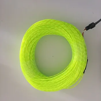 

flashing el neon chasing wire electroluminescent flowing cable running wire, 2.3mm diameter 50m roll with AC80-240V inverter