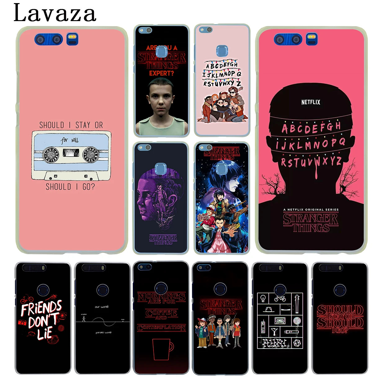 

Lavaza should i stay go Stranger Things Case for Huawei Y9 Y7 Y6 Prime 2018 2019 Honor 20 10 8 8C 8X 9X 9 Lite 7C 7X 7A Pro