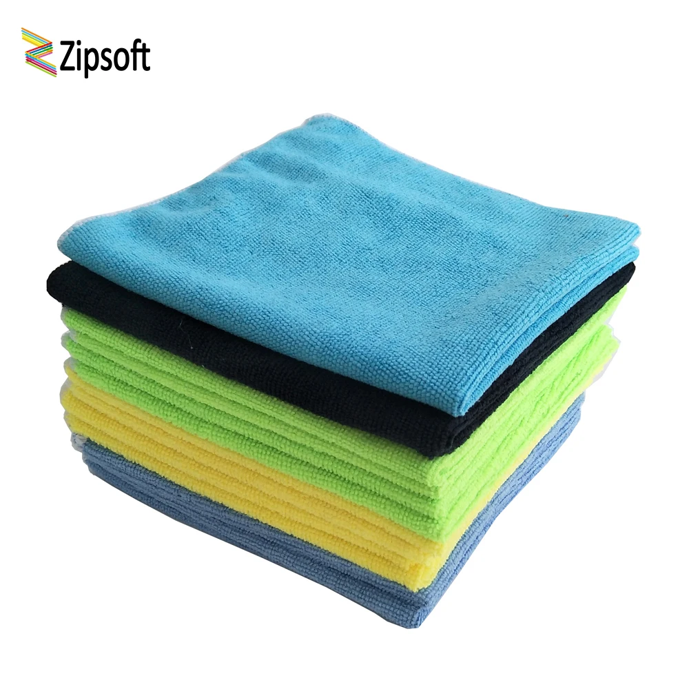Zipsoft 5 шт. уход за кожей лица Ручная стирка полотенца из микрофибры 40x40 см Чистящая