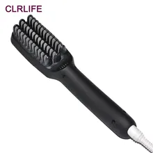 CLRLIFE 2 в 1 быстрый выпрямитель для волос, щетка с ЖК-дисплеем, Керамическая электрическая расческа для выпрямления волос, отрицательные ионы, гладкие утюги для волос
