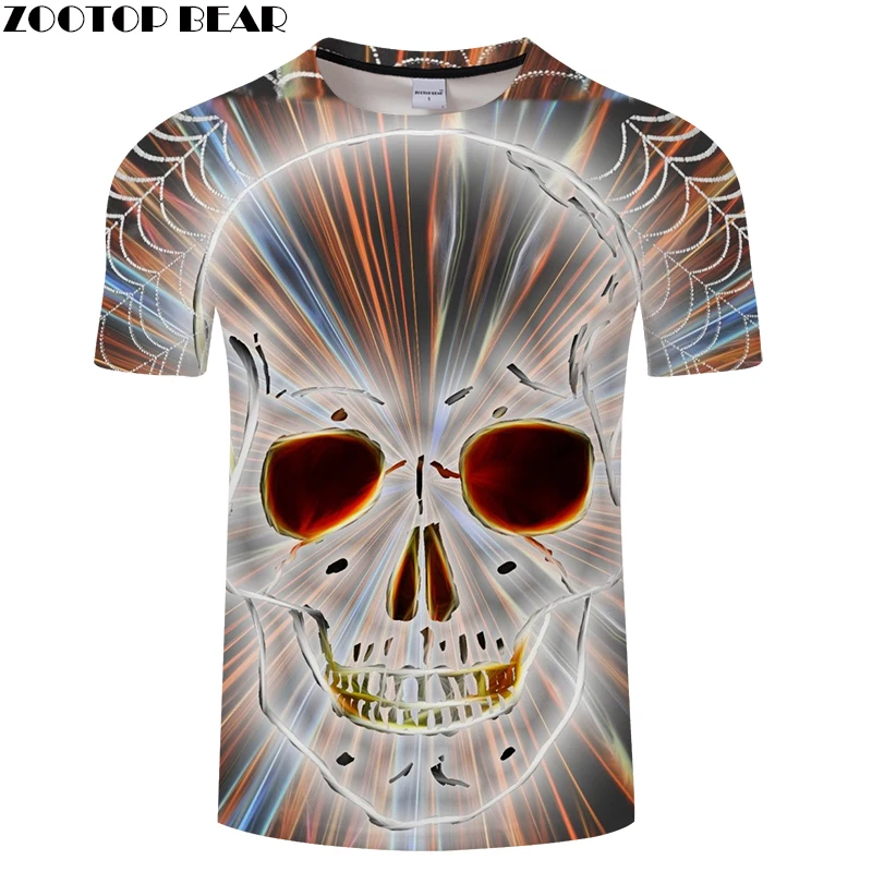 Shine Skull 3D Print t shirt Men Women tshirt Summer Funny Short Sleeve O-neck Tops&Tee Streetwear 2018 Drop Ship ZOOTOP BEAR Shine Skull 3D Print t shirt Men Women tshirt Summer Funny Short Sleeve O-neck Tops&Tee Streetwear 2018 Drop Ship ZOOTOP BEAR