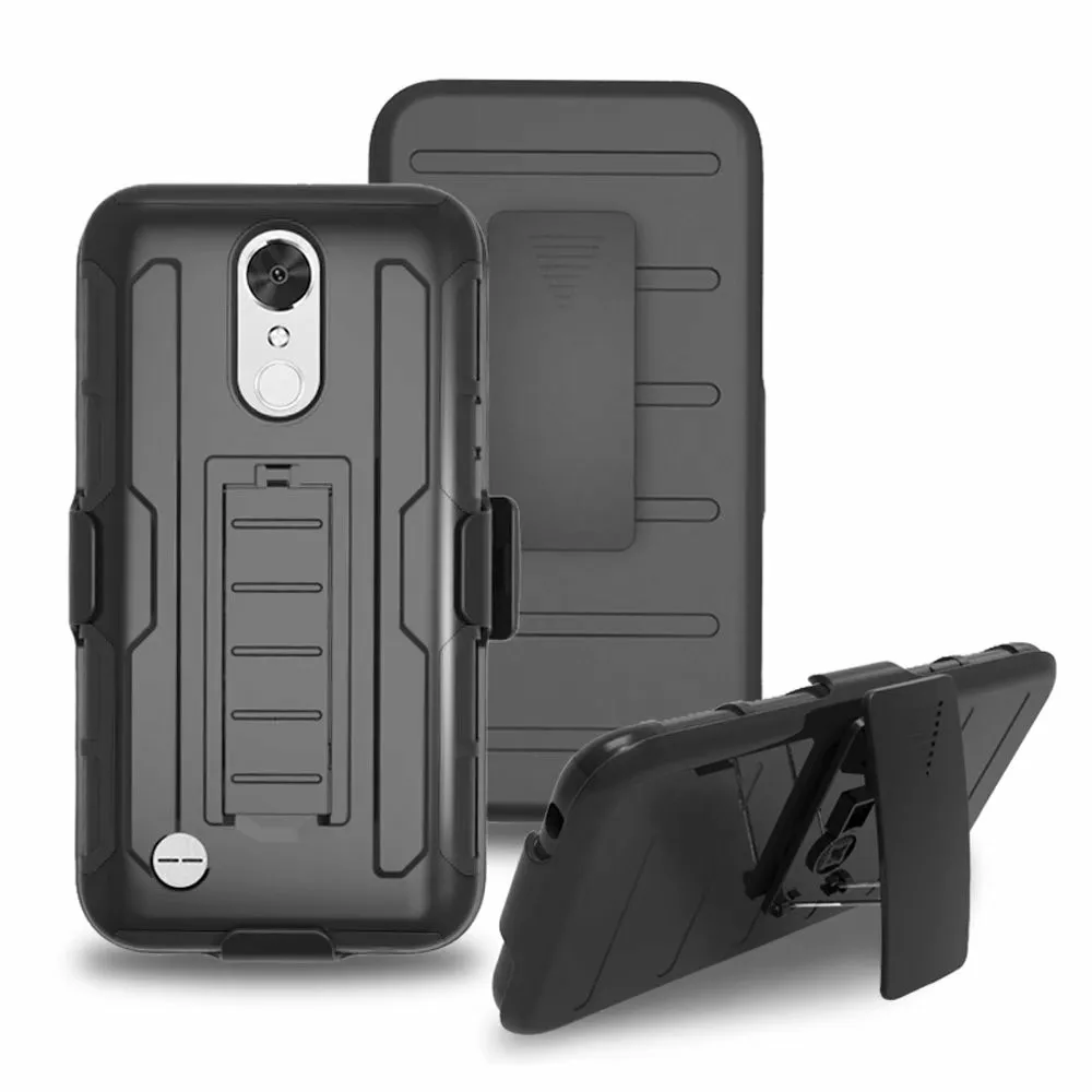 Shockproof Armor Hybrid Hard Cover Case for lg lv5 Holster With Belt Clip for lg lv 5 Phone case ...