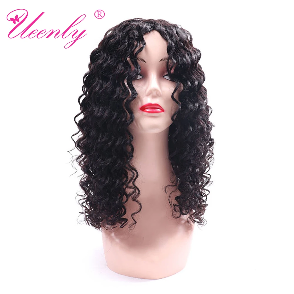 

UEENLY 6-22" Brazilian Lace Front Human Hair Wigs For Black Women Deep Wave Remy Hair Wig With Baby Hair 13X4 Lace Frontal Wigs
