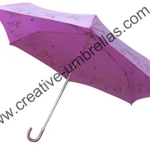 6 шт./партия) Карманные женские Твердые понджи продвижение стекловолокна зонтик, хлопок алюминиевые карманные зонтики, смешанный заказ