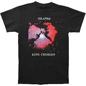 King Crimson Men's Islands T-shirt XXX-Large Black Rockabilia Printed T-Shirt Boys Top Tee Shirt Cotton Shirts For Men