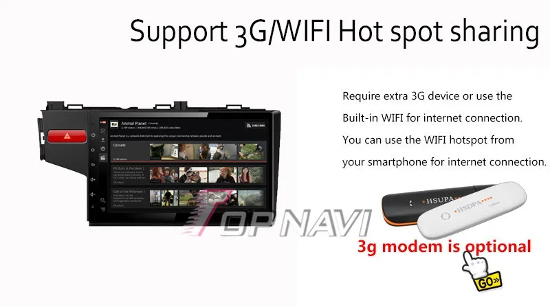 Best Topnavi 10.2" Quad Core Android 6.0 Car GPS Navigation for Fit for Honda Autoradio Multimedia Audio Stereo,NO DVD In Dash 21