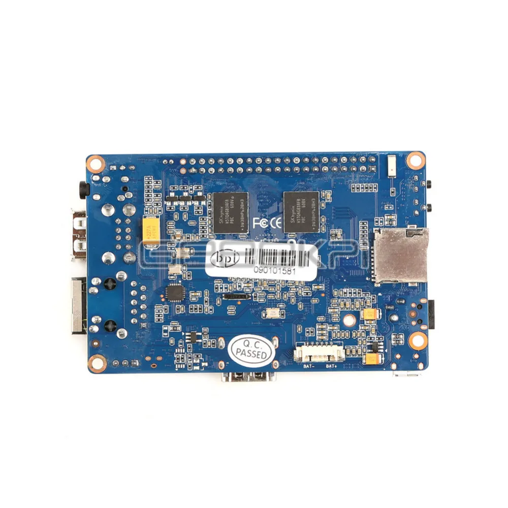 Banana Pi M64 BPI-M64 A64 64-разрядный четырехъядерный процессор 2 Гб Оперативная память с поддержкой Wi-Fi Bluetooth 8 Гб памяти на носителе eMMC демо одноплатный и 1 шт. 3dB антенна