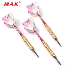 3 шт. красный цветок с маркировкой Дартс с черным стальным наконечником и валом подходит для внутреннего спорта подарок для девочек для коллекции