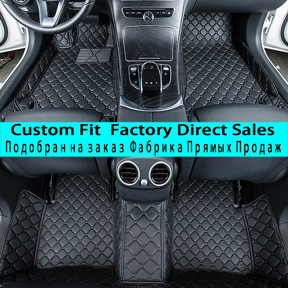 

SUNNYFOX Car floor mats for Audi A1 A3 A6 A7 A8 Q3 Q5 Q7 TT 5D car-styling heavy duty all weather carpet floor liner
