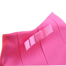 Polk dot tops+pink pants 2pcs casual suit