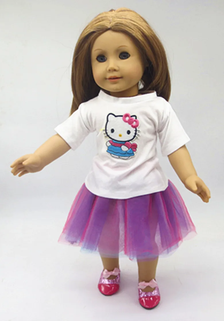 2016 new 18 inch American girl dolls clothes skirt suit children toy accessories Christmas gift birthday