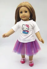 2016 new 18 inch American girl dolls clothes skirt suit children toy accessories Christmas gift birthday