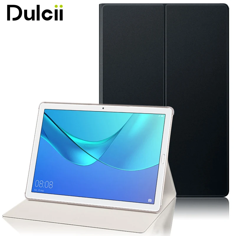 

DULCII for Huawei MediaPad M5 10 Case with Stand PU Leather Tablet Smart Cover for Huawei MediaPad M5 10 M5 10 Pro - 10.8