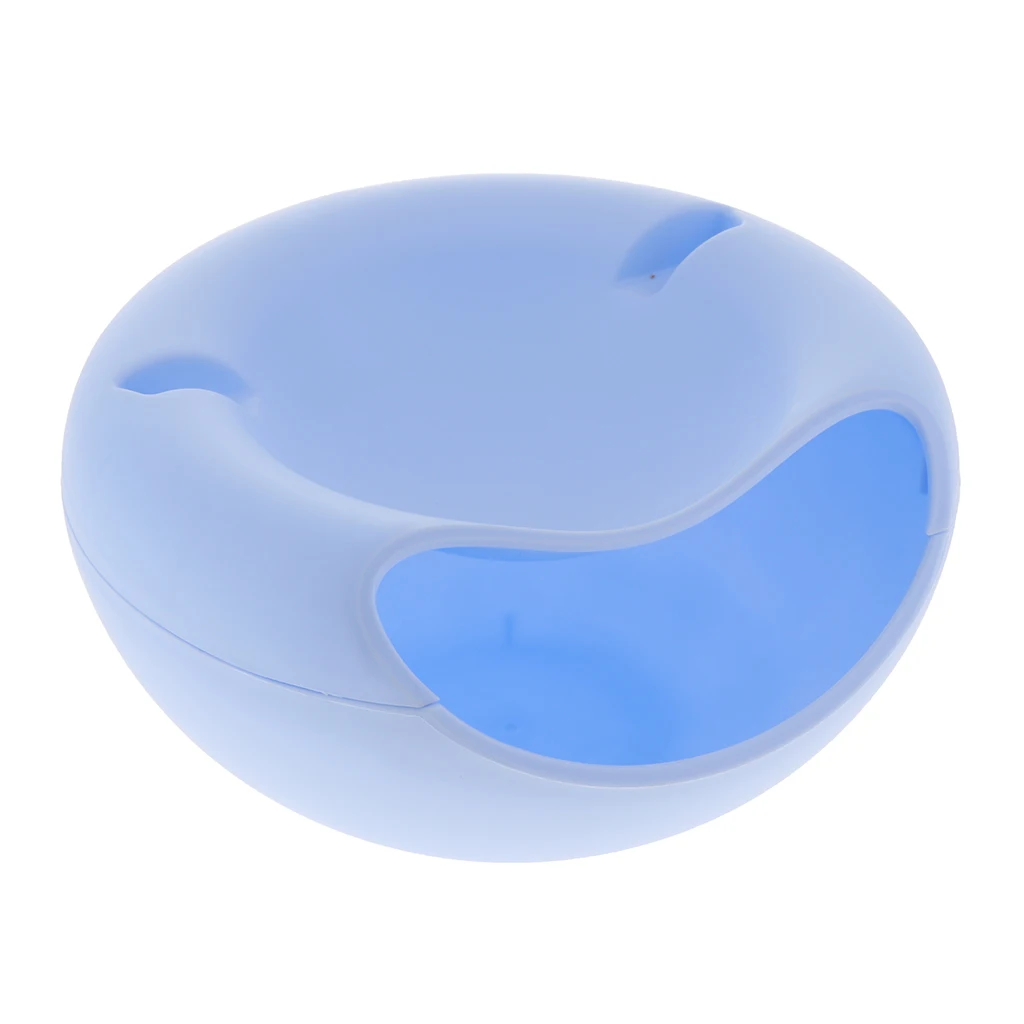 Multi-function Snacks Storage Box Double Dish Fruit Phone Holder For Pistachios Candies Condiments Coins Storage Waterproof Bowl