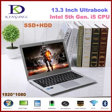 13.3″Laptop Computer,Intel i5 5th Gen. CPU i5 Ultrabook,8GB RAM,128GB SSD+1TB HDD,HDMI,8 Cell Battery,1920*1080,Windows 10 Pro