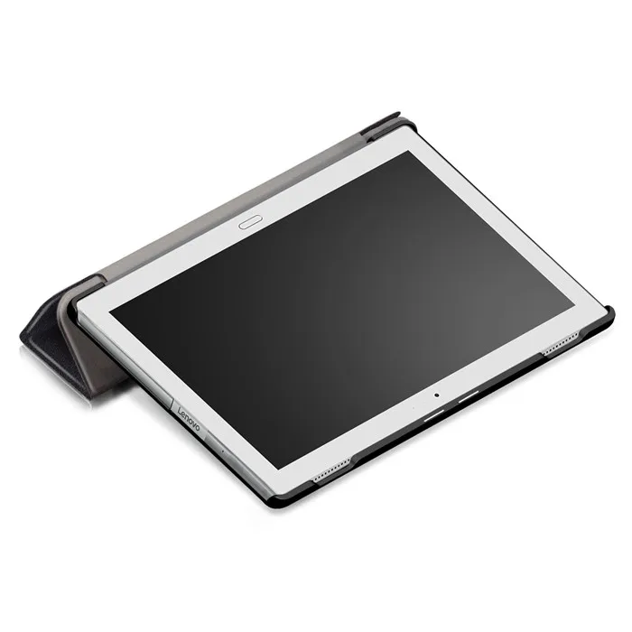 100 шт. PU кожаный чехол для Lenovo tab4 Tab 4 10 плюс tb-x704f tb-x704n tb-x704 tb-x704l 10." Планшеты+ Экран протектор