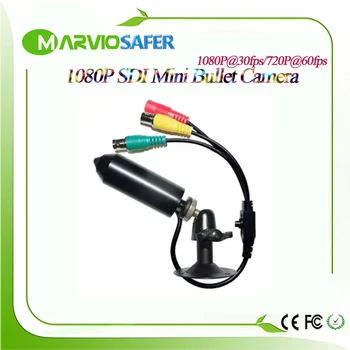 Marviosafer 1080P 2.4MP Mini bala SDI Cámara Max 60fps SDI cámara puede salida CVBS/TVI/AHD/TVI señal