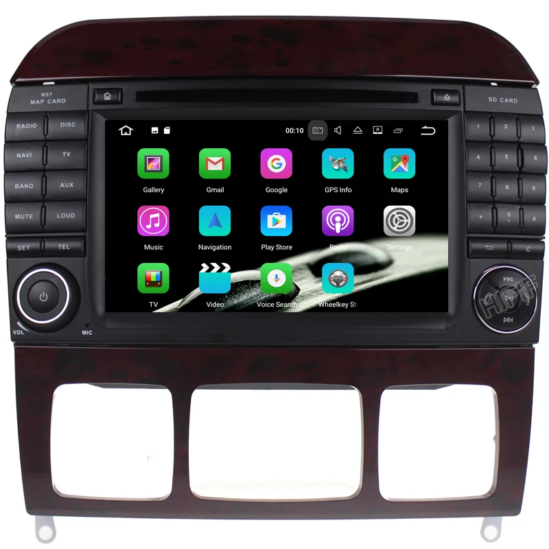 Cheap IPS 2 Din Auto Radio Android 9.0 For Mercedes/Benz/W220/W215/S280/S320/S350/S400 S Class Car Multimedia Video Player GPS DVR 11