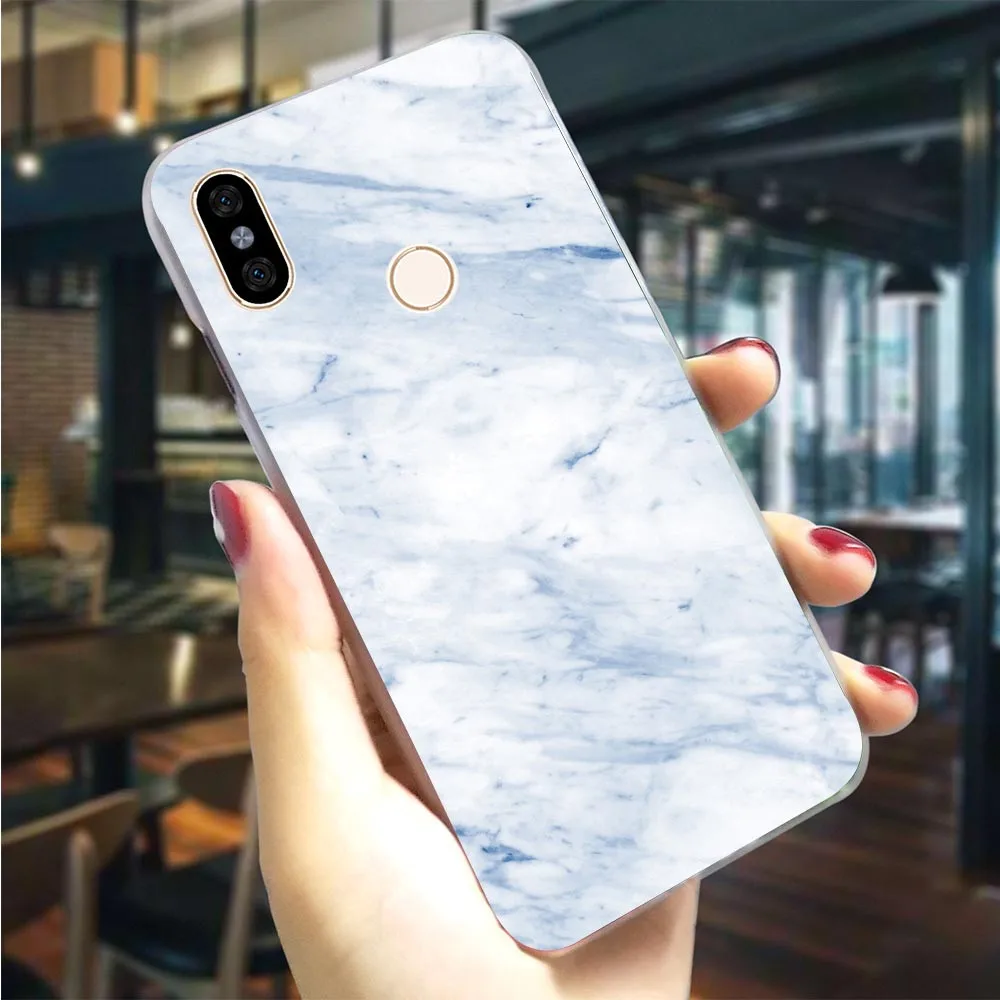 

Hard Case for Xiaomi Redmi S2 Beautiful Marble Cover for Redmi 4X Case 4A 5 Plus 5A Prime 6A Note 5 6 Pro Back Covers Slim
