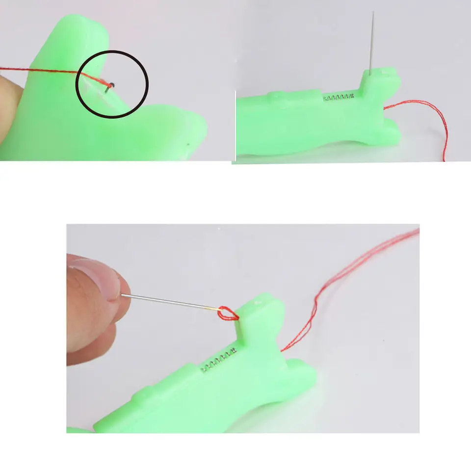 3x Horse Elderly Use Automatic Sewing Needle Device Threader Thread Guide Tool H