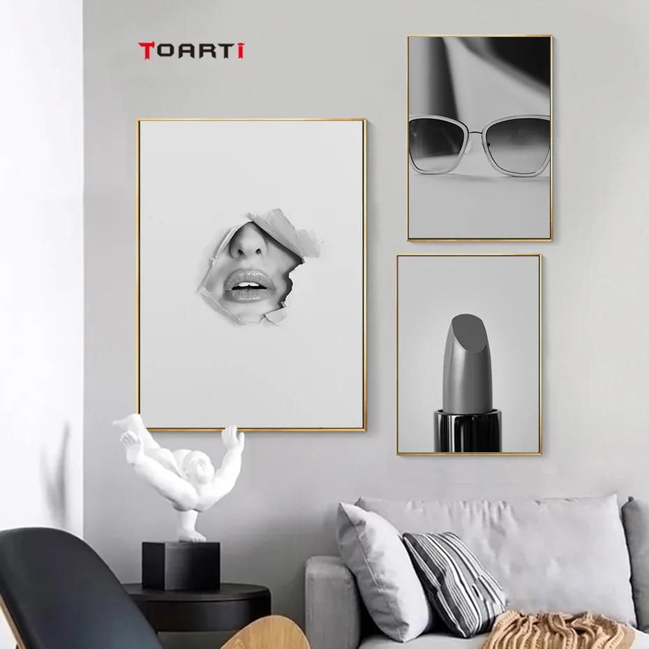Fashion Sexy Women Art Wall Pictures Lady Stuff Modern Realistic Painting Aesthetic Photos Posters&Prints Living Room Home Decor (6)