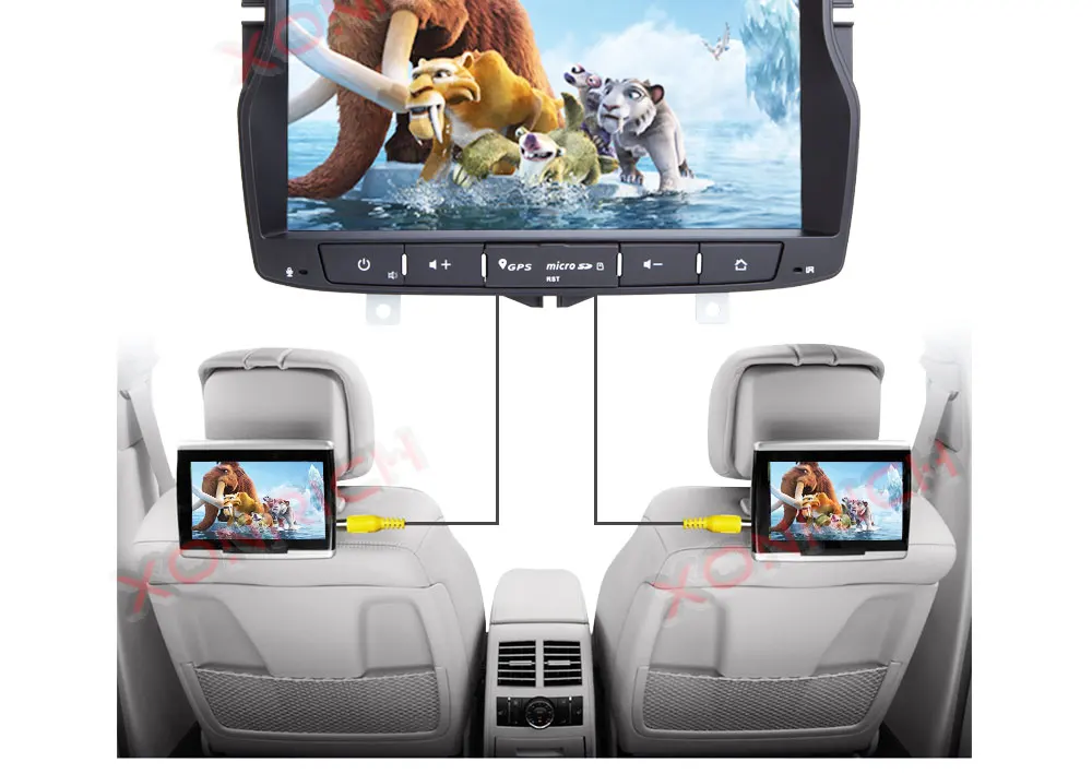 Cheap Autoradio 1 din Android 9.0  Car DVD GPS For Lada Vesta 2015-2018 Automotive Multimedia Player DSP WIFI Navi OBD 16