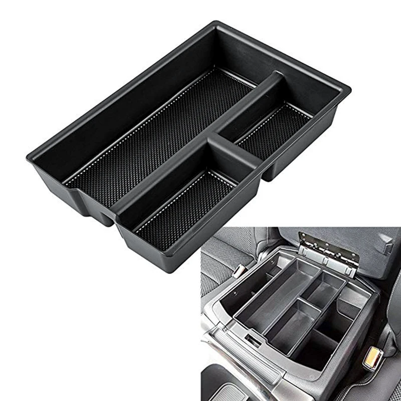 

For Dodge Ram 1500 Accessories 2009-2018 Armrest Secondary Storage Box Glove Pallet Center Console Tray Divider Stickers