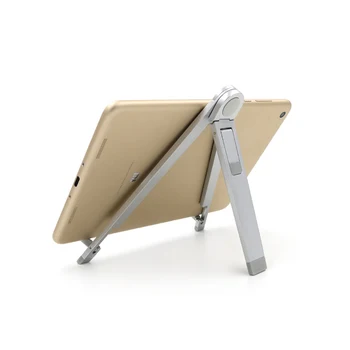 

Universal Aluminum Metal Portable Foldable Holder Bracket Stand Mount For iPad 2/3/4 Air Mini for iPhone Tablet