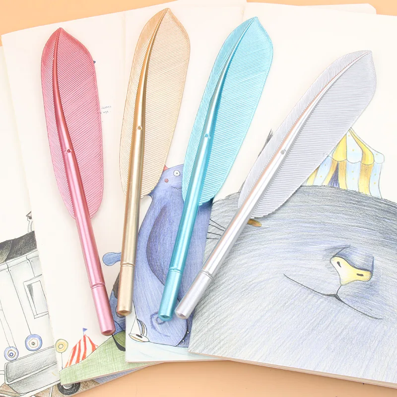 Carino Extra Large Piuma Penna Gel Scuola Scrittura Cancelleria Decorazione Ufficio Di Lusso Scrittura Cancelleria Bella Penna Gel Piuma