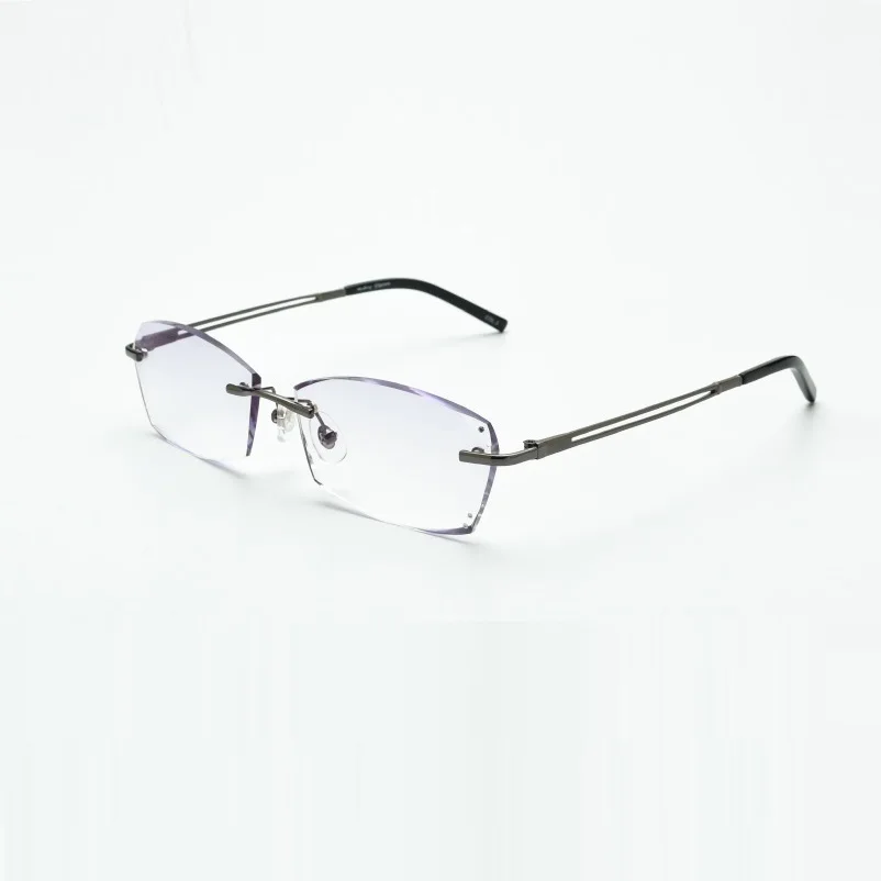 Strahlung Brillen Grau Gray Businessmale Optische De Schraube Gläser Legierung Unsichtbare Anpassen Fertig Myopie silvery Famle 2037 Oculos wqWIXAYgP