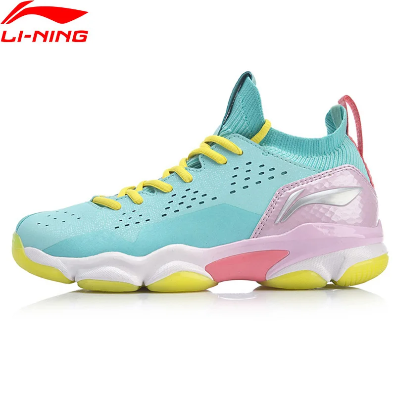  Женская спортивная обувь для бадминтона Li Ning, Соник BOOM 2,0, с подкладкой из монопряжи и подушкой, lian ning, AYZP002 XYY110 