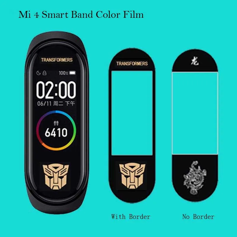 3 шт Защитная цветная пленка для экрана Xiaomi Mi Band 4 Смарт Браслет нано