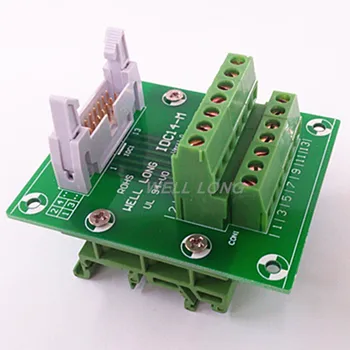 

IDC14 2x7 Pins 0.1" Male Header Breakout Board, Terminal Block, Connector.