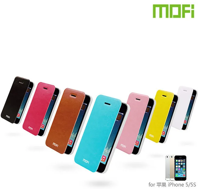 Mofi чехол из искусственной кожи с защелкой для iPhone 5 5S Чехол мобильного телефона