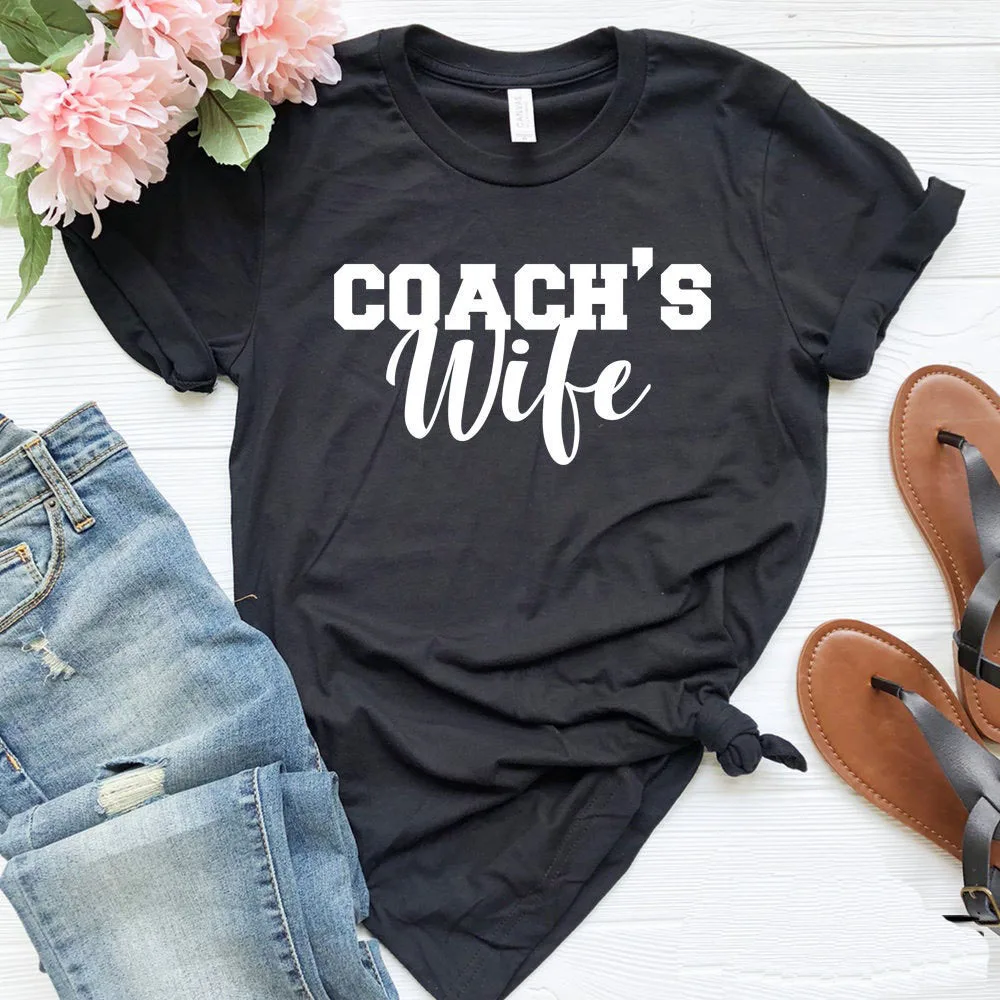 

Coach's Wife Women tshirt Casual Cotton Hipster Funny t-shirt For Lady Yong Girl Top Tee Drop Ship ZY-171