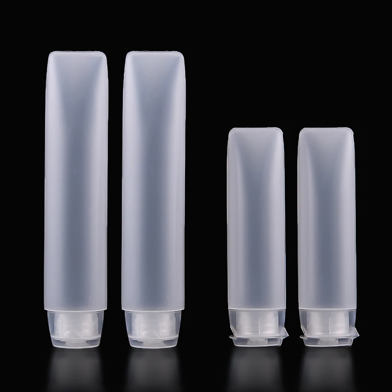 

2pcs 30ml 50ml Empty Cosmetic Hose Bottle Portable Refillable Bottle Mini Traveler Packing Lotion Shampoo Container Press Bottle